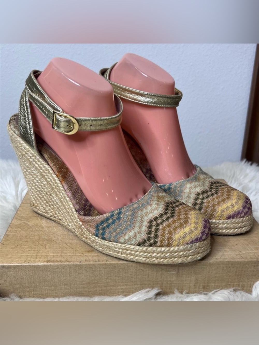 Missoni Multicolor Wedge Heels